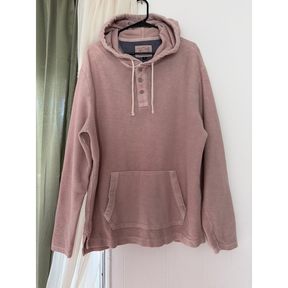 American Eagle Baja Hoodie Unisex Large Dusty Rose Pink Beach‎ Bonfire Pullover